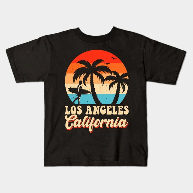 Los Angeles California T Shirt For Women Men Kids T-Shirt by QueenTees